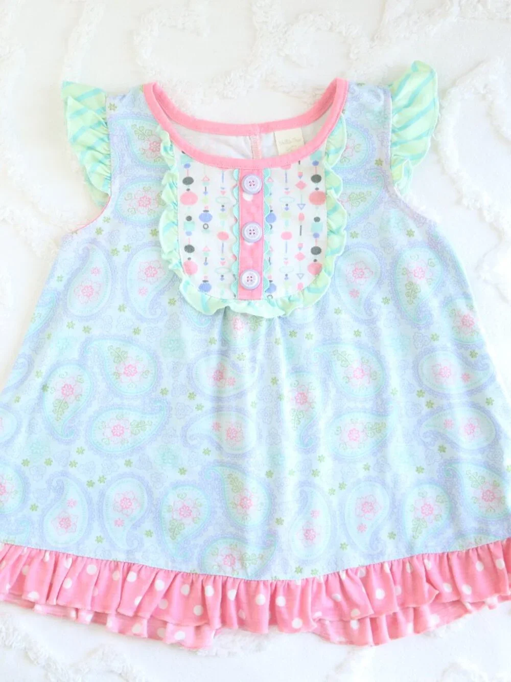 Matilda Jane | Bed Head In For The Night Paisley Floral Ruffle PJ Set Bundle Lot